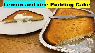 Christmas Lemon And Rice Pudding Cake