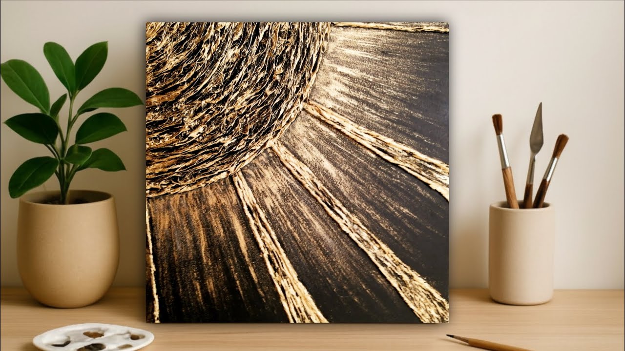 You Won’t Believe This Radiant Sun Rays Texture Art Is Made from Toilet Paper! ☀️