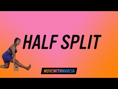 Half Split Pose for Hamstrings & Back