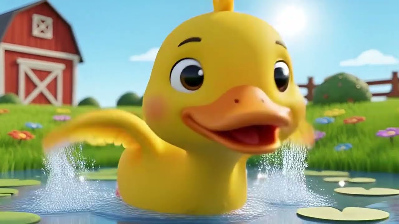 Counting Ducks on the Farm 🦆🐓 | Fun Baby Songs & Nursery Rhymes for Kids | counting song, farm