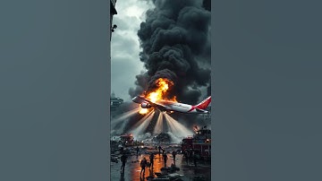 Air India Plane Crash Simulation | Heartbreaking AI Video 💔✈️🔥 #aiart