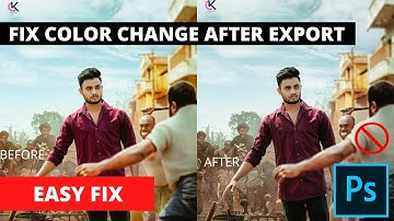 Does your color change after export in Photoshop?