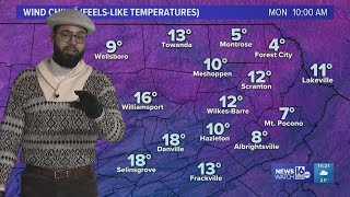 11PM Update WEATHER IMPACT ALERT: Snowy sunsets and frigid cold