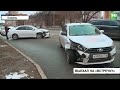 В Казани на улице Восстания "Тойота" влетела в "Ладу"  | ТНВ