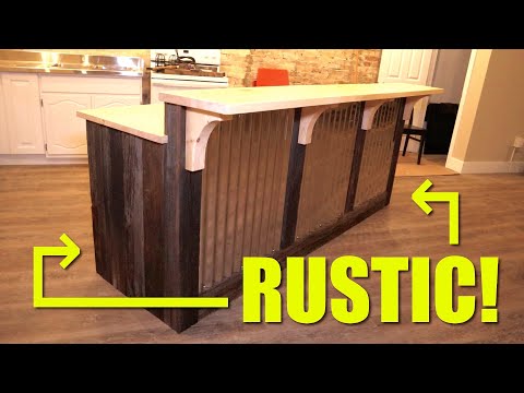 Building A Kitchen Island - Wood & Metal