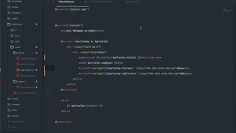 25 menampilkan halaman masing masing  - Belajar Laravel 7.x