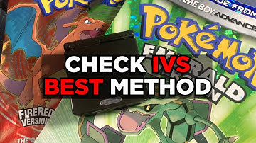 BEST Way to Check IVs in Pokemon Generation 3 Games: FrLgRSE