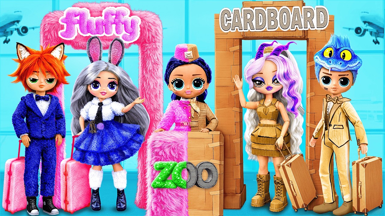 Зверополис 2: Картонный и Пушистый Отпуск! Поделки и идеи для кукол