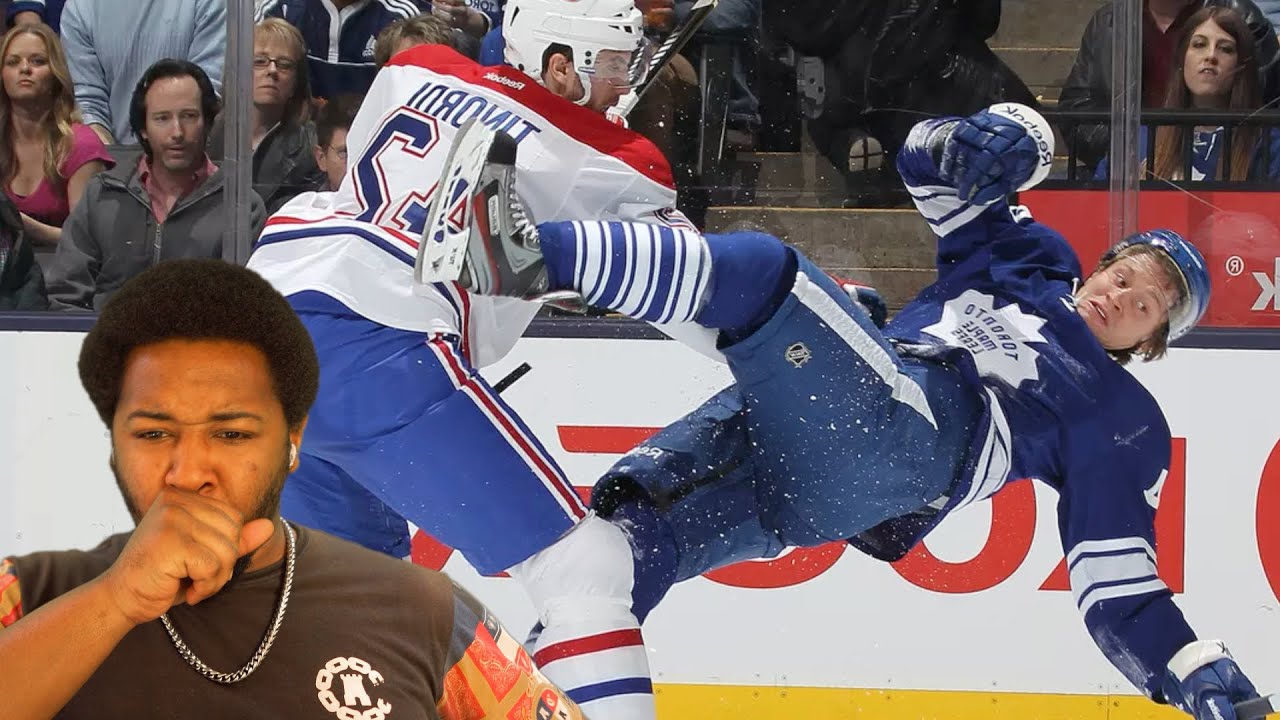 STRAIGHT CARNAGE!!! BIGGEST HOCKEY HITS EVER!!! (REACTION!!!) YouTube