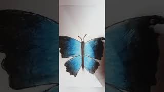 Easy oil pastel drawings || Easy oil pastel butterfly drawing || wait until the end