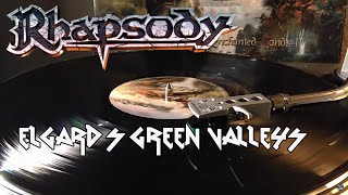 Rhapsody - Elgard&#39;s Green Valleys - (Rare) [HQ Vinyl Rip] Black Vinyl LP