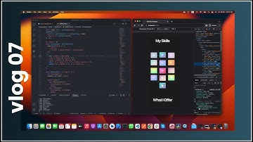 Portfolio Vlog 7 - Developing a personal portfolio website using Next.js | Rainy Music ♪
