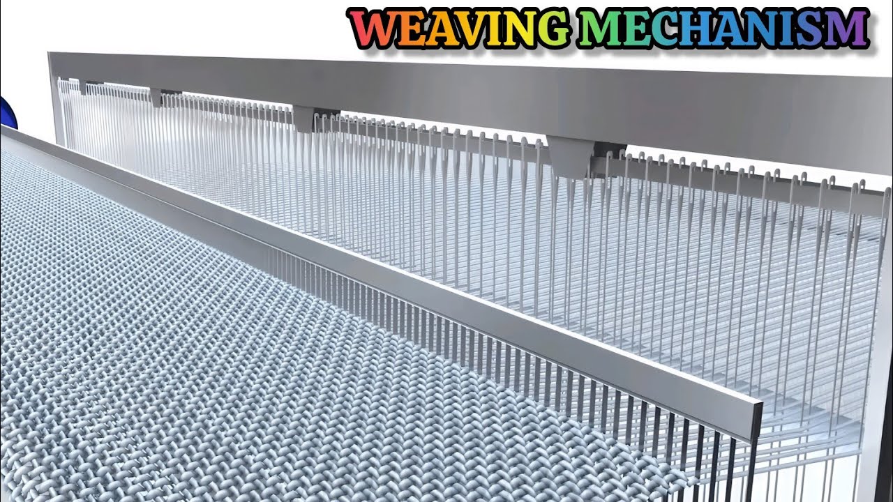 Weaving Mechanism | Weaving Machine Mechanism Animation - YouTube
