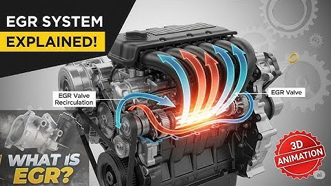 "EGR System Explained in 3D | How Exhaust Gas Recirculation Works in Cars"
