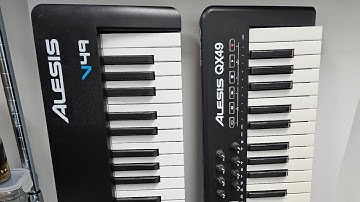 Alesis V49 Mk2 vs Alesis QX49 Keyboard Controller Overview