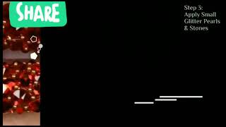 Feelhigh Cosmetics 48 Pieces 3D Nail Art Glitter Sequins Glitter Stickers Powder Mixed Design