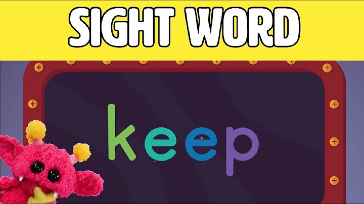 KEEP - Let's Learn the Sight Word KEEP with Hubble the Alien! | Nimalz Kidz! Songs and Fun!