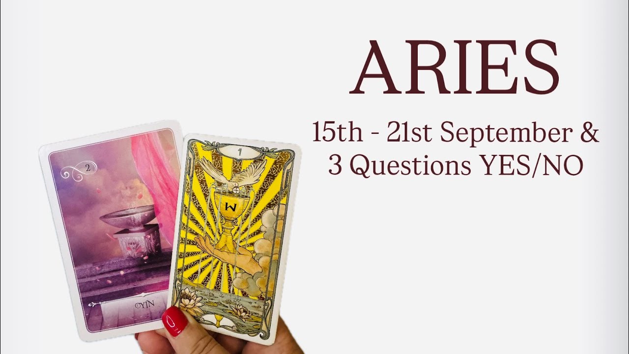 ARIES✨”Get Ready To RECEIVE BIG! The Universe Is VERY GENEROUS To You!” 15th - 21st September 