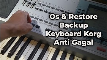 Restore Factory Settings Korg Pa50sd Keyboard & Microarranger