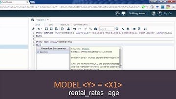 SAS Tutorial 2: Running Simple Linear Regressions