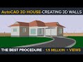 AUTOCAD 3D HOUSE PART1 - MAKING 3D WALLS