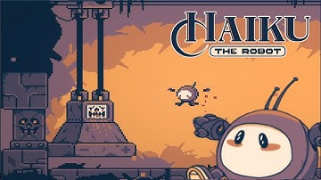 Haiku, the Robot Part 1 Hydraulic Press Boss - Abandoned Wastes / Indie Action Metroidvania Gameplay