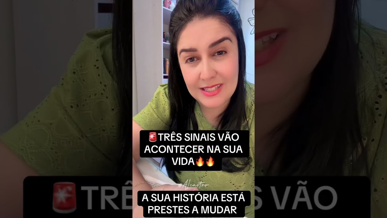 🚨 TRÊS SINAIS VÃO ACONTECER NA SUA VIDA