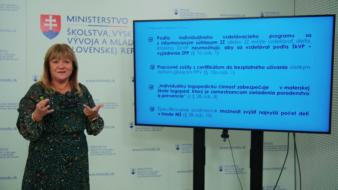 Zákon o výchove a vzdelávaní (školský zákon) – predprimárne vzdelávanie