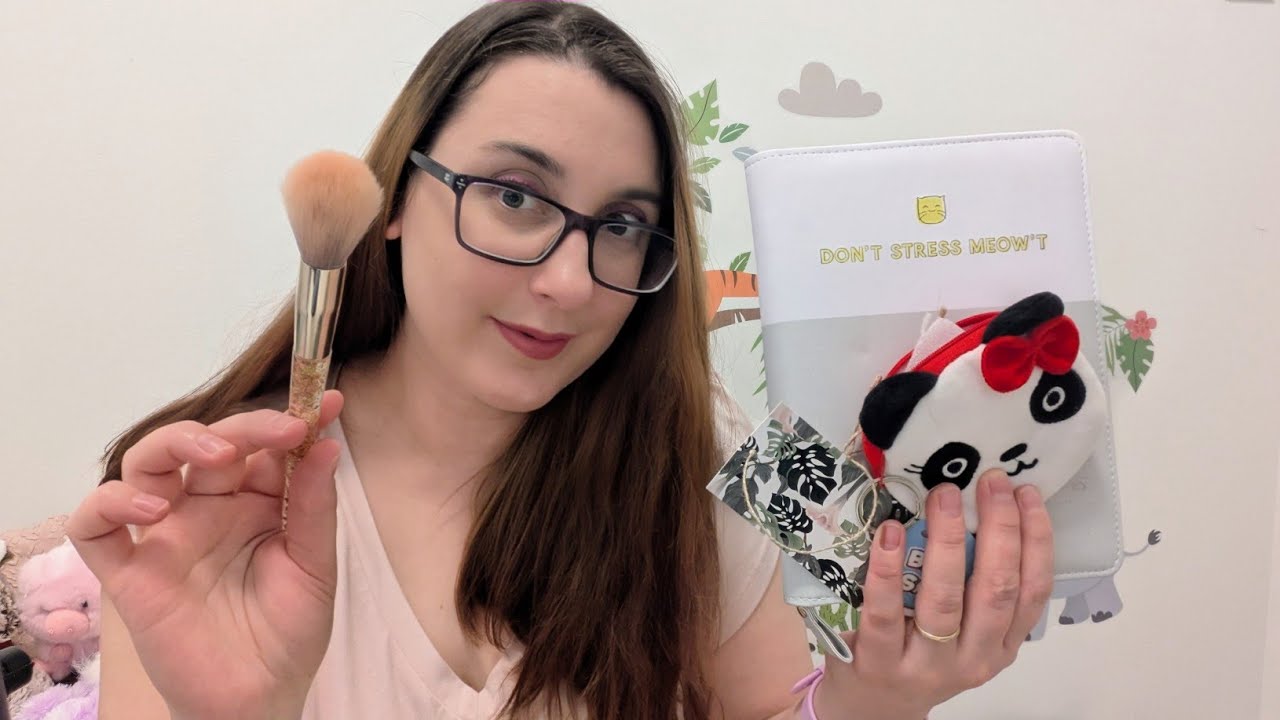 ASMR MOUTH SOUNDS, TRACING & CAMERA BRUSHING