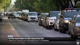 Egyre nagyobb dugók Budapesten