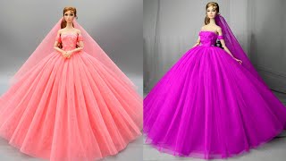 Gorgeous DIY Barbie Doll Dresses | Ways To Transform Your Doll's Life!