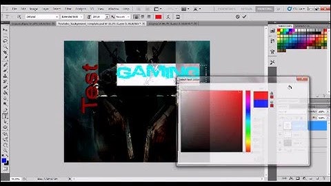 Photoshop CS5 | YouTube Layout Tutorial |