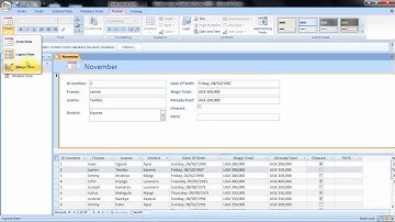Creating forms using the split form and multiple form options