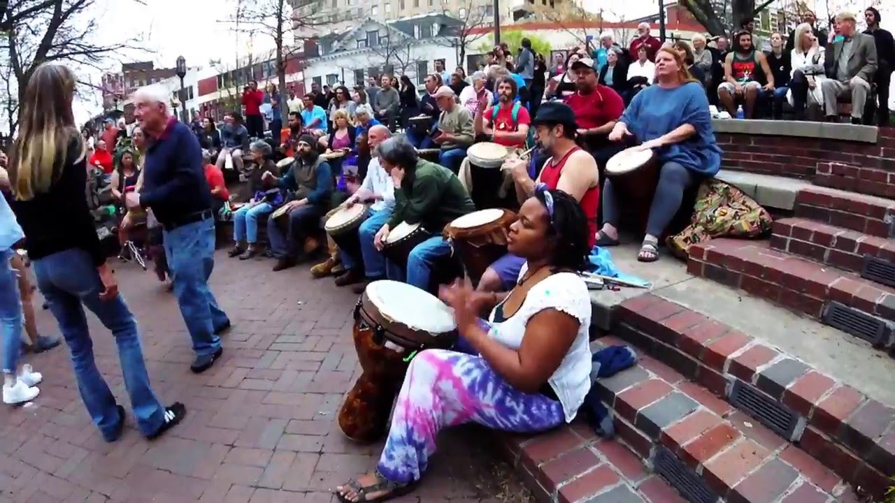 Asheville Drum Circle April 15, 2016 Part 3 YouTube