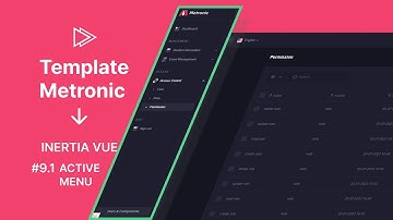 Integrasi Template Metronic dengan Inertia Vue #9.1 - Active Menu