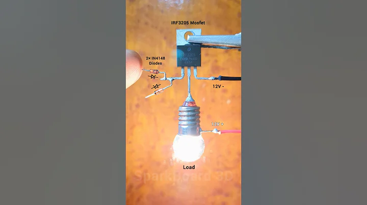 Simple touch ON OFF switch using mosfet | touch switch circuit