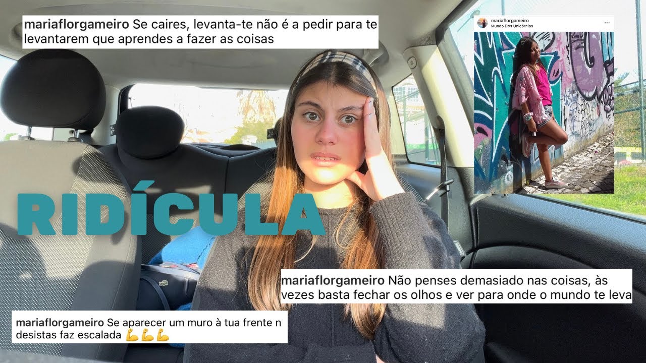 reagi aos meus posts antigos || maria flor