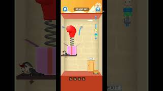 Rescue cut rope puzzle game level 343🌹#Short#Shorts#shortsfeed#youtubeshorts#games🌲