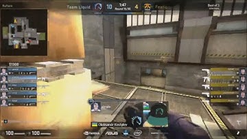 ESL One Cologne 2016 - S1mple clutch 1 v 2 vs fnatic Cache (S1mple viewmode)