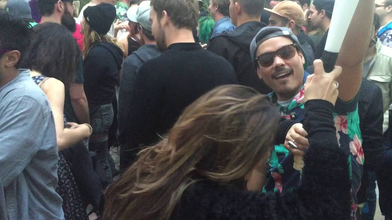 Girl chugs beer from a baseball bat beer bong YouTube