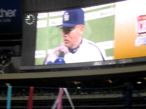 2011クライマックスシリーズ最終戦　落合監督インタビュー