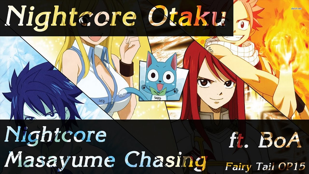 [Anime] Nightcore - Masayume Chasing - BoA (Fairy tail OP15) [Lyrics]