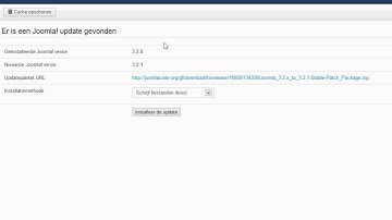 Joomla update 3.2