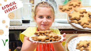 Oatmeal cookies 🍪 | for children, gluten-free, sugar-free, vegan