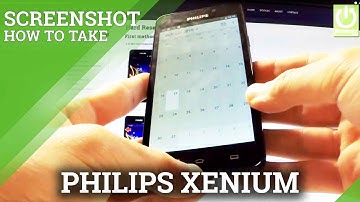 How to Take Screenshots on PHILIPS Xenium V526 - Screenshot in PHILIPS