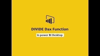 Famous DIVIDE function (DAX) - DAX function DIVIDE In Power BI Desktop Wealth