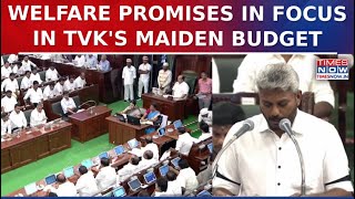 TVK & Vijay's Maiden Budget For Tamil Nadu | Big Welfare Promises, Jobs & Development In Focus