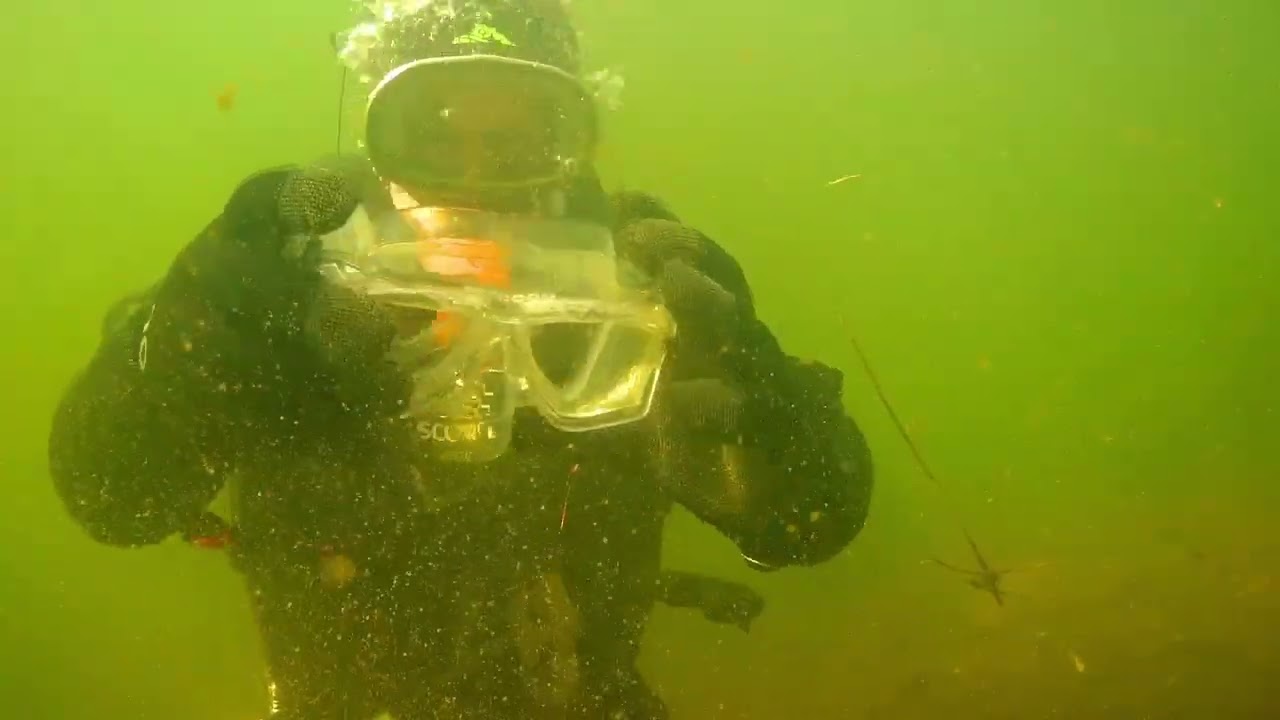 Hookah Diving, dive at quarry