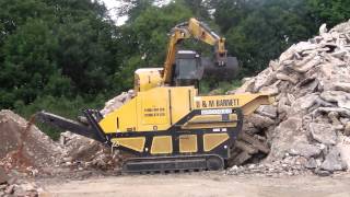 D & M Barnett Plant Hire Red Rhino Crusher