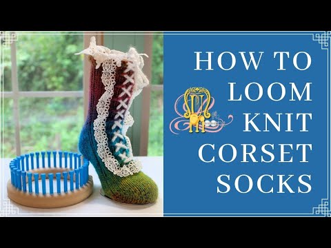 Loom Knit ePattern: Corset Socks